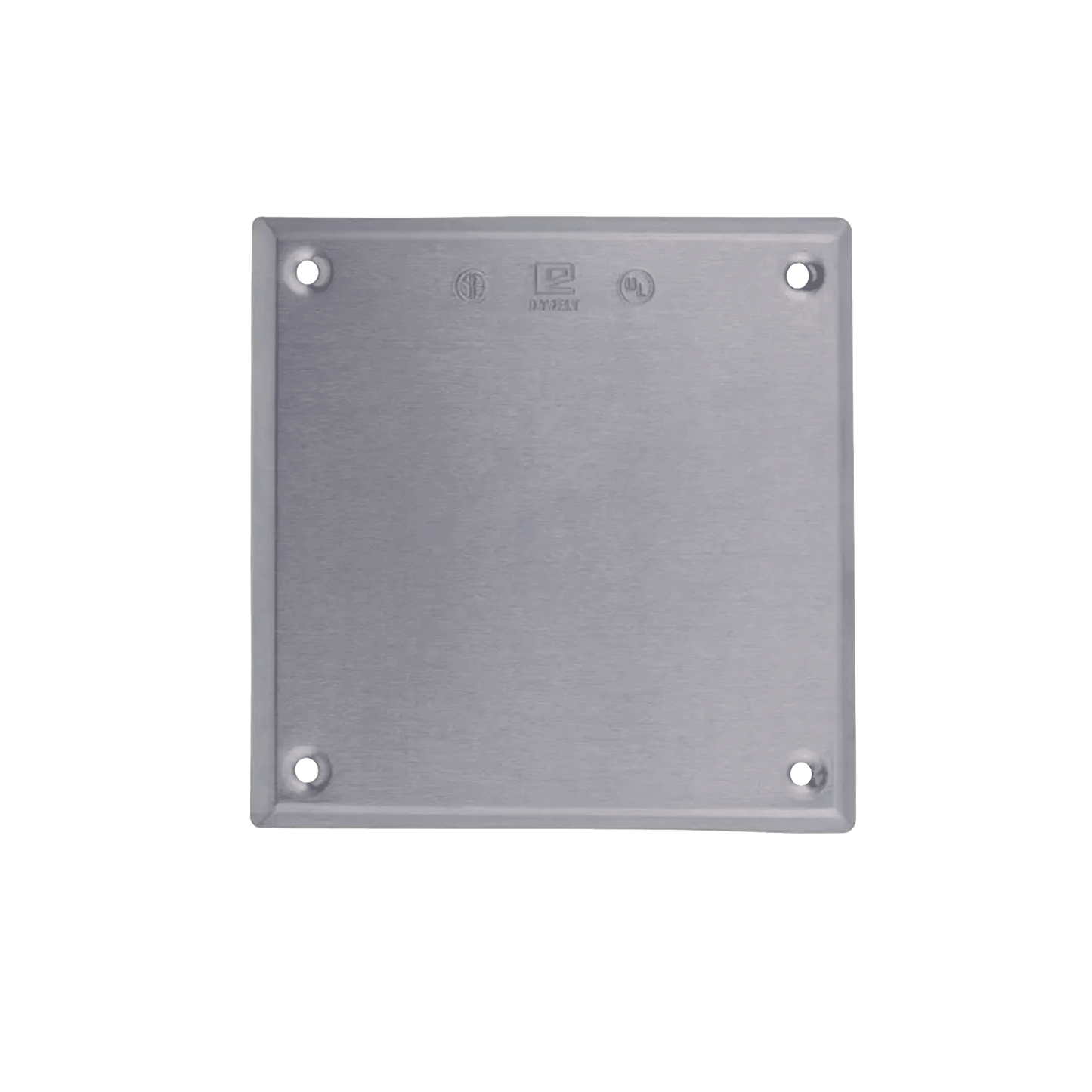 Tapa cuadrada ciega de aluminio para caja cuadrada RAWELT TC-04-18 - SILYMX