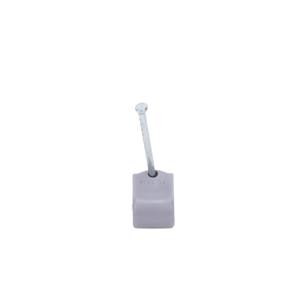 Grapa para cable redondo de 10mm color gris 100pzs 3104-00100 TC-1014 - SILYMX