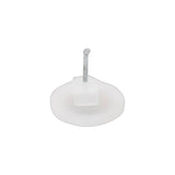 Grapa para cable redondo de 3mm color transparente 100pzs TC-35 - SILYMX