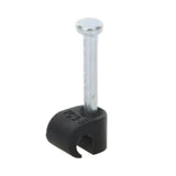 Grapa Negra Para Fibra Óptica Redonda De 3 Mm 100pzs TC3-5RC - SILYMX