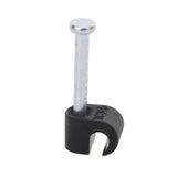 Grapa Negra Para Fibra Óptica Redonda De 3 Mm 100pzs TC3-5RC - SILYMX