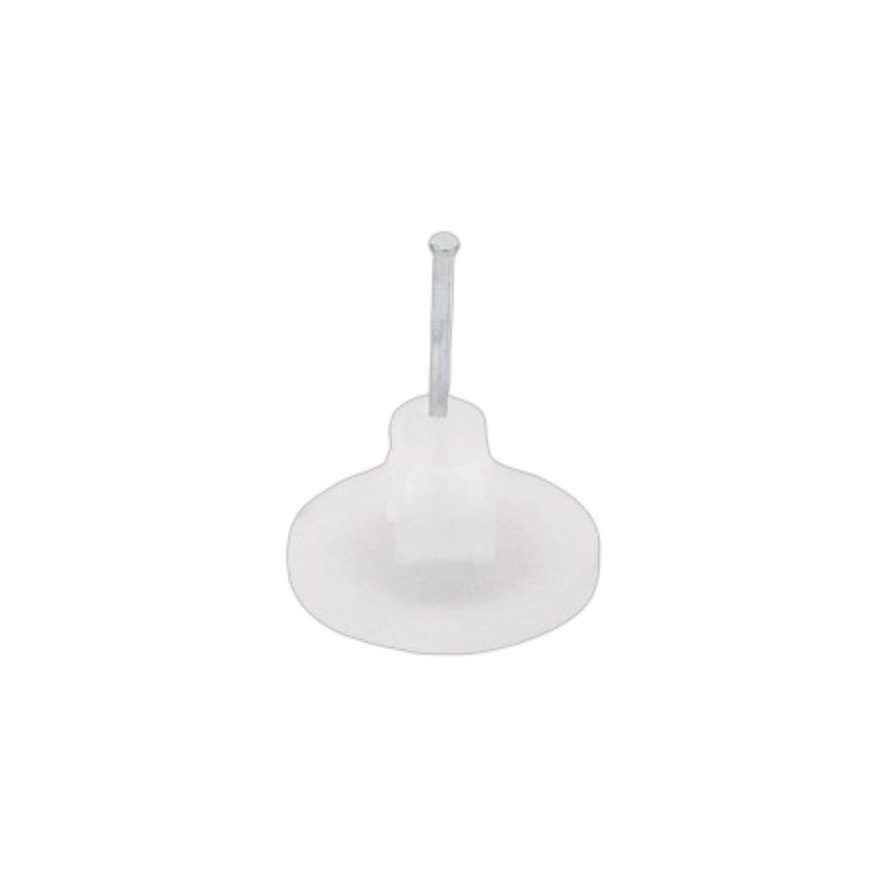 Grapa para cable redondo de 5mm color transparente 100pzs TC-57 - SILYMX