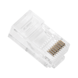 Plugs RJ45 Cat5e Pass Through 30 Micras Oro | Bote con 100 Piezas | LINKEDPRO TC5-PASS - SILYMX