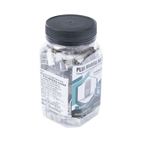 Bote con 100 Piezas de Plug Modular RJ45 Cat6 blindado con pin de tierra chapado de oro a 30 micras para durabilidad extrema - SILYMX