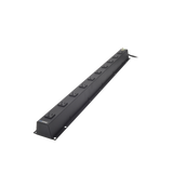 Tomacorriente Vertical (PDU) 10 Contactos NEMA 5-15R 120V/15A para Rack o Piso | TCMSR19 - SILYMX