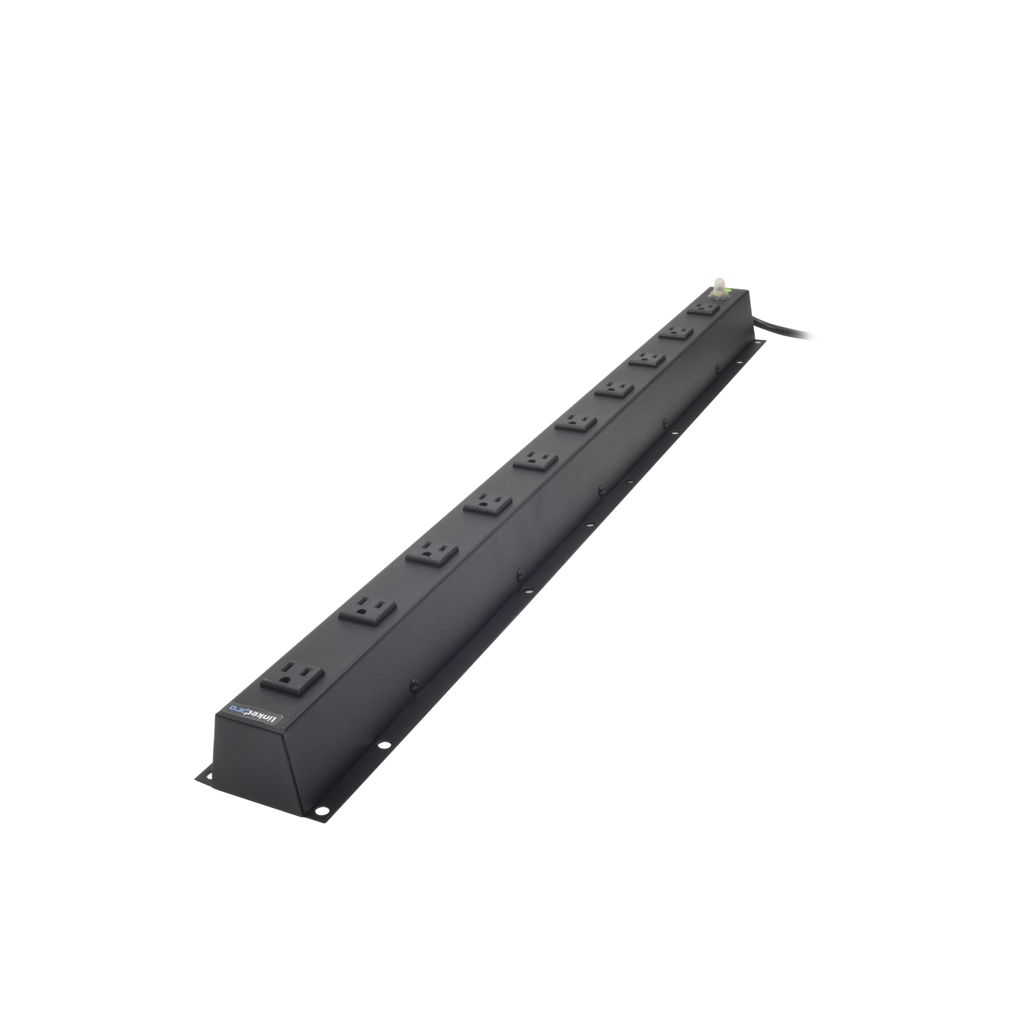 Tomacorriente Vertical (PDU) 10 Contactos NEMA 5-15R 120V/15A para Rack o Piso | TCMSR19 - SILYMX