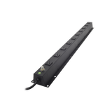 Tomacorriente Vertical (PDU) 10 Contactos NEMA 5-15R 120V/15A para Rack o Piso | TCMSR19 - SILYMX