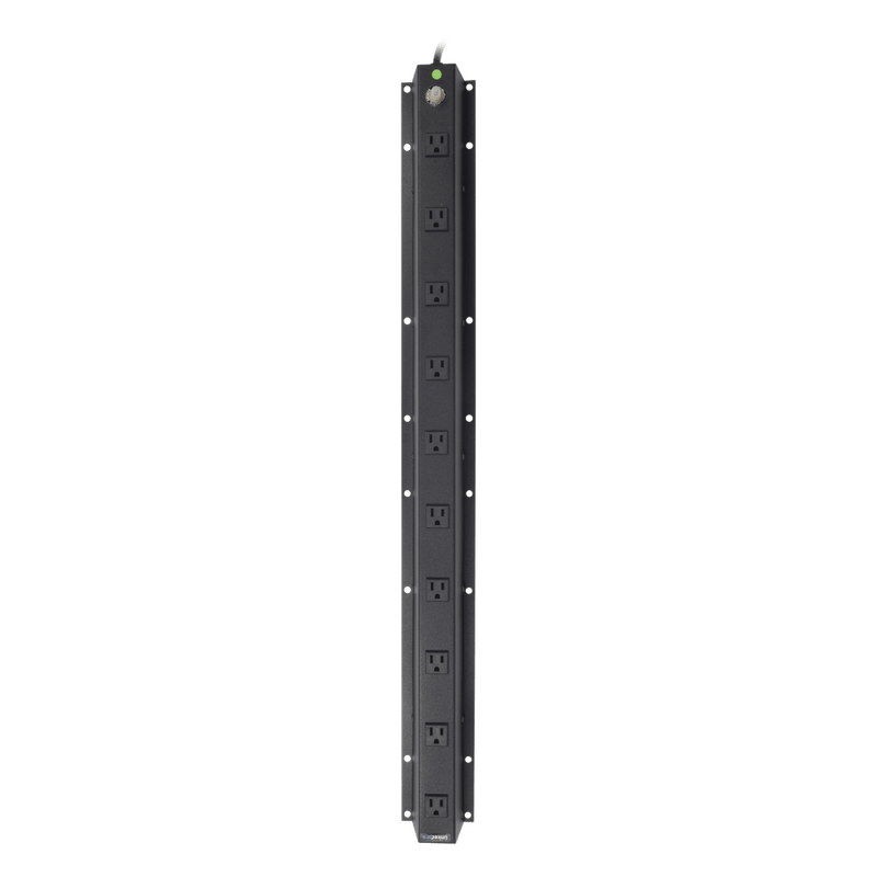 Tomacorriente Vertical (PDU) de 10 Contactos (NEMA 5-15R) 120Vca 15A TCMSR19 - SILYMX