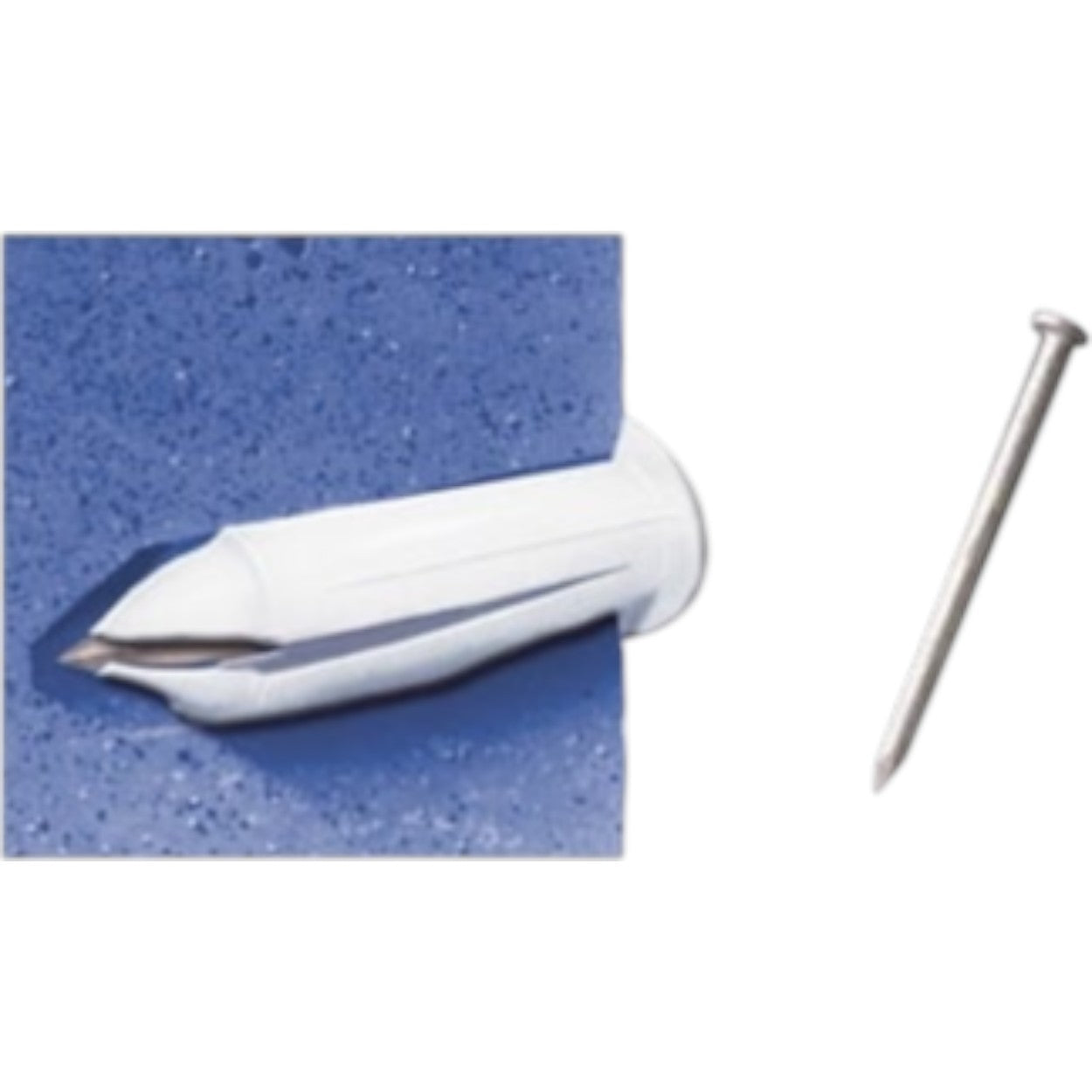 Kit de 20 taquetes y 20 clavos 3/4" para muro falso (1206-01230) TC-P0 - SILYMX