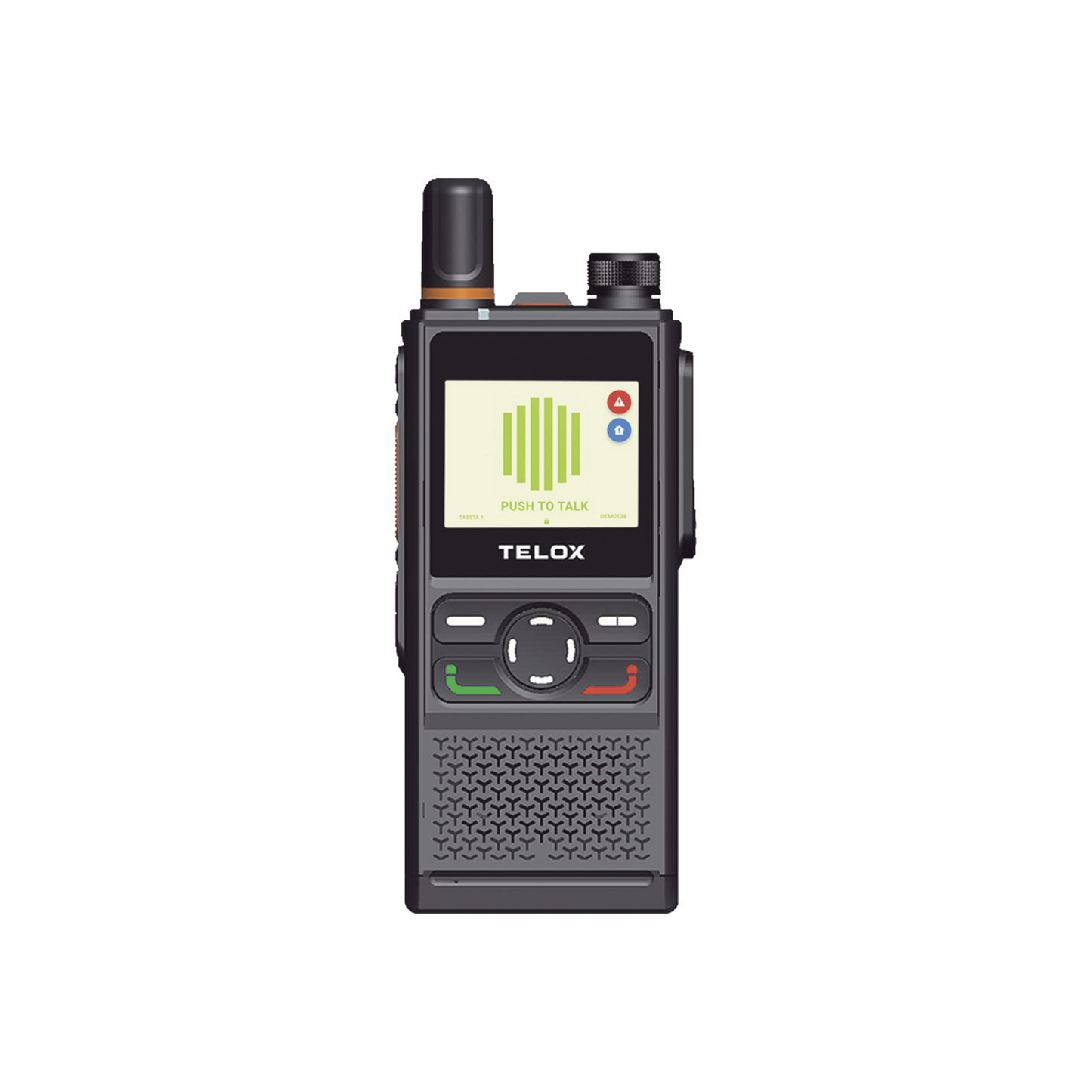 Radio PoC 4G LTE / Audio 3W / Cancelación de Ruido / IP67 / Batería 4000 mAh 48 hrs / Doble SIM LTE Global / Pantalla 2" / Android 8.1