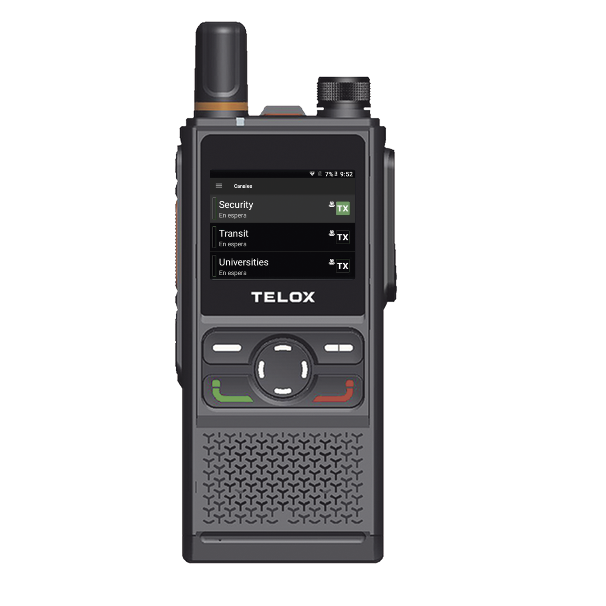 Radio PoC 4G LTE / Doble SIM / IP67 / Audio 3 W / Batería 4000 mAh / Pantalla 2 Pulgadas / Botones Físicos Profesionales