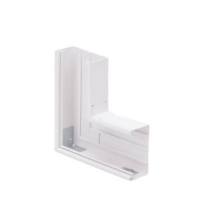 Sección en "L" color blanco de PVC auto extinguible, para canaleta TEK100 (5576-12100) - SILYMX