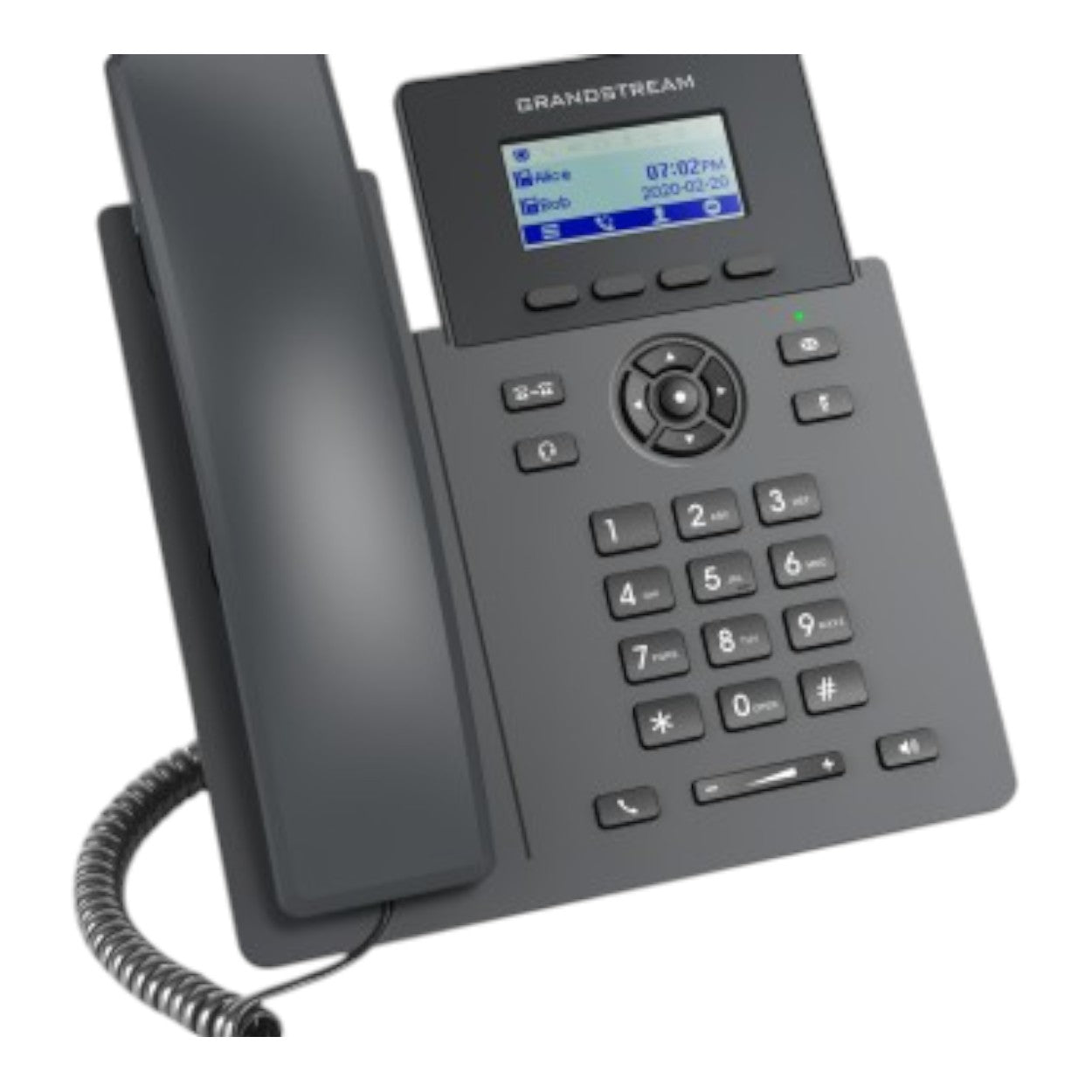 Teléfono IP de 2 líneas con 2 cuentas SIP conferencia de 5 vías Ethernet con Poe pero NO incluye su fuente de alimentación GRP2601P - SILYMX