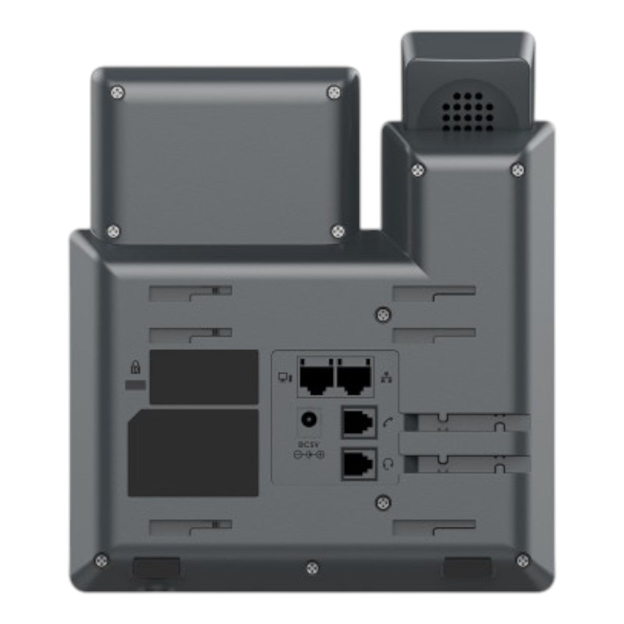 Teléfono IP de 2 líneas con 2 cuentas SIP conferencia de 5 vías Ethernet Sin Poe pero SI incluye su fuente de alimentación GRP2601 - SILYMX