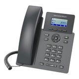 Teléfono IP de 2 líneas con 2 cuentas SIP conferencia de 5 vías Ethernet Sin Poe pero SI incluye su fuente de alimentación GRP2601 - SILYMX