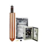 Kit De Puesta A Tierra De 100 Amperes Con Electrodo, Filtro, Acoplador Y Compuesto H2Ohm. TG-100K - SILYMX