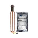 Kit de tierra fisica TOTAL GROUND 45 A con Electrodo, Filtro y Compuesto H2Ohm TG-45AB - SILYMX