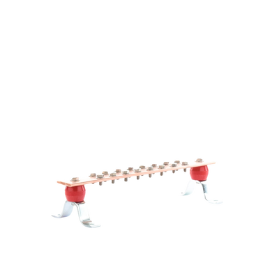 Barra Union Cobre 16 Contactos 2x15-1/4x1/4 Distribucion Electrica Industrial Panel - TOTAL GROUND TG-BPS-240 - SILYMX