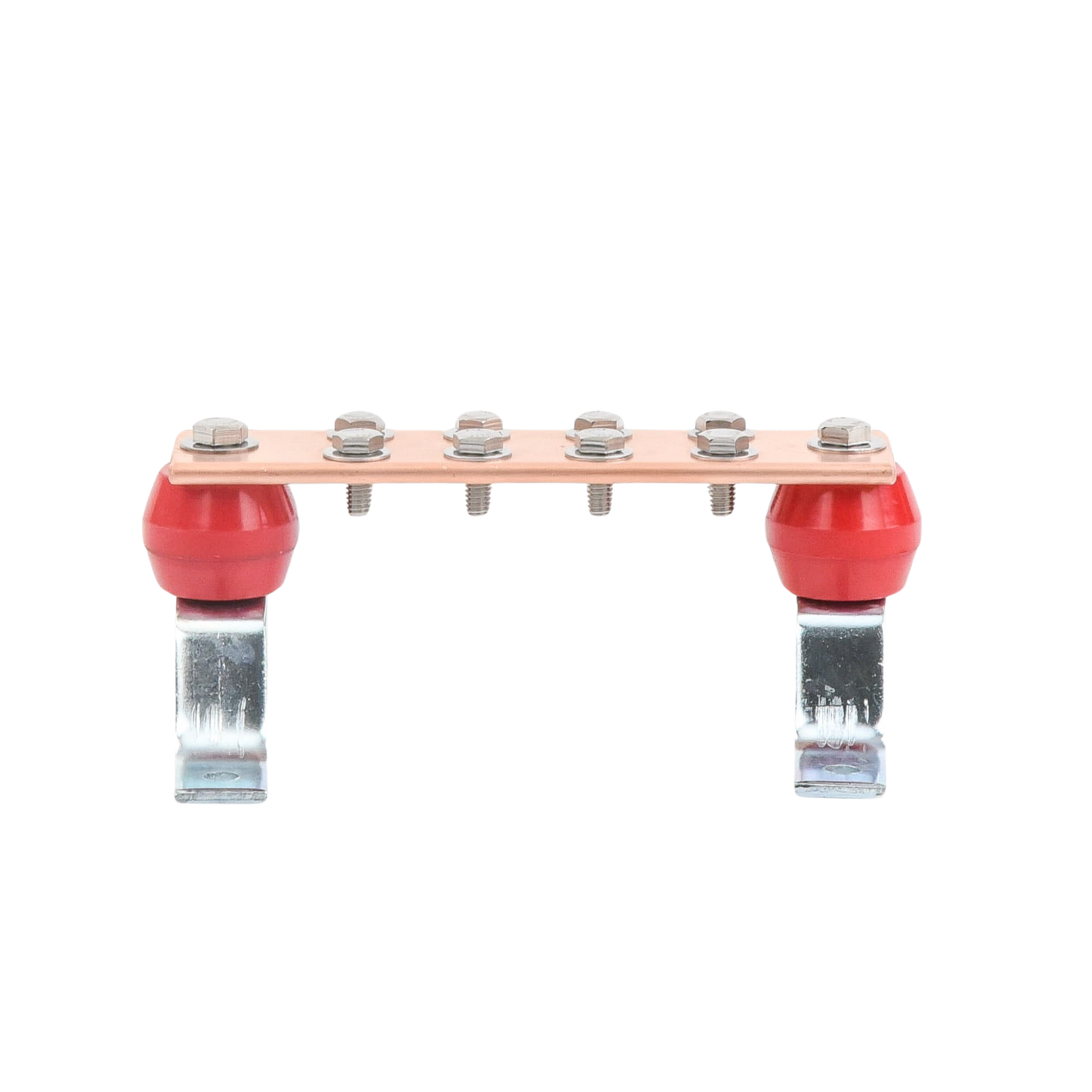 Barra de Unión de Cobre 1000A 7-7/8 x 2 x 1/4 in con Aisladores | TOTAL GROUND TG-BUS-G10 - SILYMX