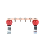 Barra de Unión de Cobre 1000A 7-7/8 x 2 x 1/4 in con Aisladores | TOTAL GROUND TG-BUS-G10 - SILYMX