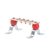 Barra de Unión de Cobre 1000A 7-7/8 x 2 x 1/4 in con Aisladores | TOTAL GROUND TG-BUS-G10 - SILYMX