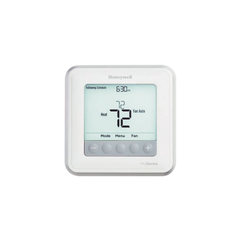 Termostato programable T6 Pro de 2 etapas de calor de calor/1 frío o sistemas convencionales de 1 calor/1 frío HONEYWELL HOME RESIDEO TH6210U2001/U - SILYMX