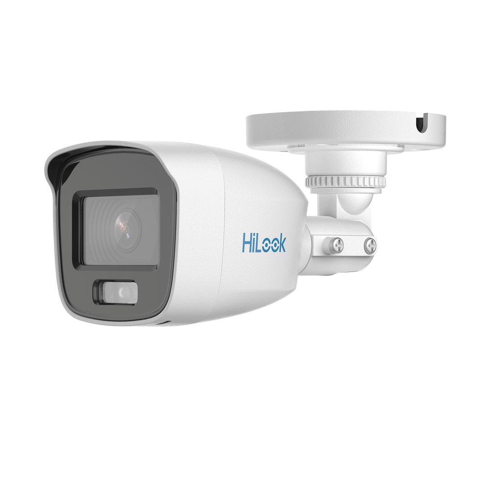 Bala TURBOHD 2 Megapixel 1080p Imagen a Color 24/7 Lente 2.8 mm ColorVu Lite Luz Blanca 20 mts IP66 Policarbonato THC-B129-P - SILYMX