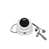 Cámara Turret TURBOHD 1080p Imagen a color 24/7 Lente 2.8 mm Micrófono Integrado Luz Blanca 20 mts IP66 Metálica ColorVu THC-T129-MS - SILYMX