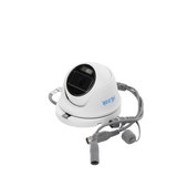 Cámara Turret TURBOHD 1080p Imagen a color 24/7 Lente 2.8 mm Micrófono Integrado Luz Blanca 20 mts IP66 Metálica ColorVu THC-T129-MS - SILYMX