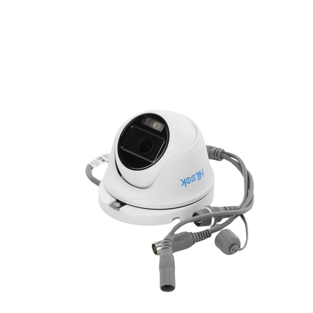 Cámara Turret TURBOHD 1080p Imagen a color 24/7 Lente 2.8 mm Micrófono Integrado Luz Blanca 20 mts IP66 Metálica ColorVu THC-T129-MS - SILYMX