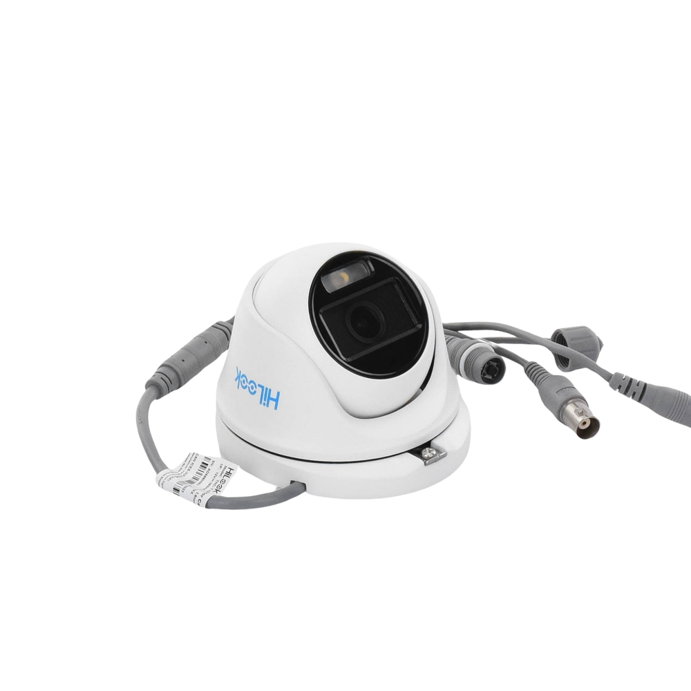 Cámara Turret TURBOHD 1080p Imagen a color 24/7 Lente 2.8 mm Micrófono Integrado Luz Blanca 20 mts IP66 Metálica ColorVu THC-T129-MS - SILYMX