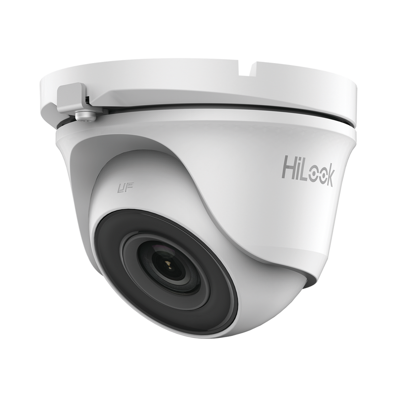 Cámara Turret Hilook TurboHD 5 Megapíxel 85° de Visión Lente 2.8 mm Exterior IP66 IR EXIR 20 mts TVI-AHD-CVI-CVBS THC-T150-M - SILYMX