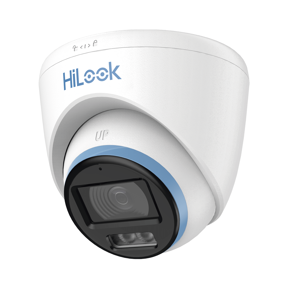 Camaras Analogicas DomoHiLook by HIKVISIONTHC-T259-LSCamara Turret TurboHD 5MP ColorVu Dual Light IR 40m Microfono IP67 HiLook THC - T259 - LS - SILYMX