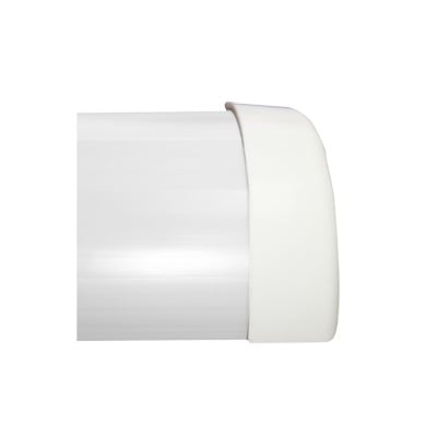 Tapa final de PVC auto extinguible color blanca DMC-4FT-F - SILYMX
