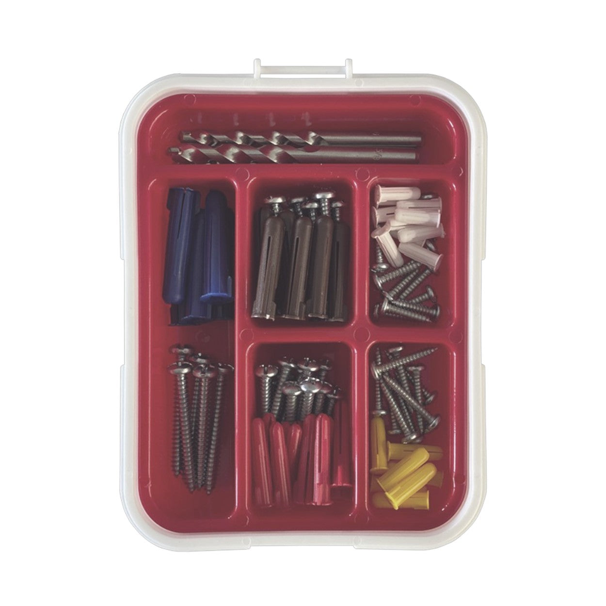 Kit para Sistemas de Fijación en Concreto Taquetes con doble expansión y guía incluida para fácil instalación 104 piezas TH-KIT-FC - SILYMX