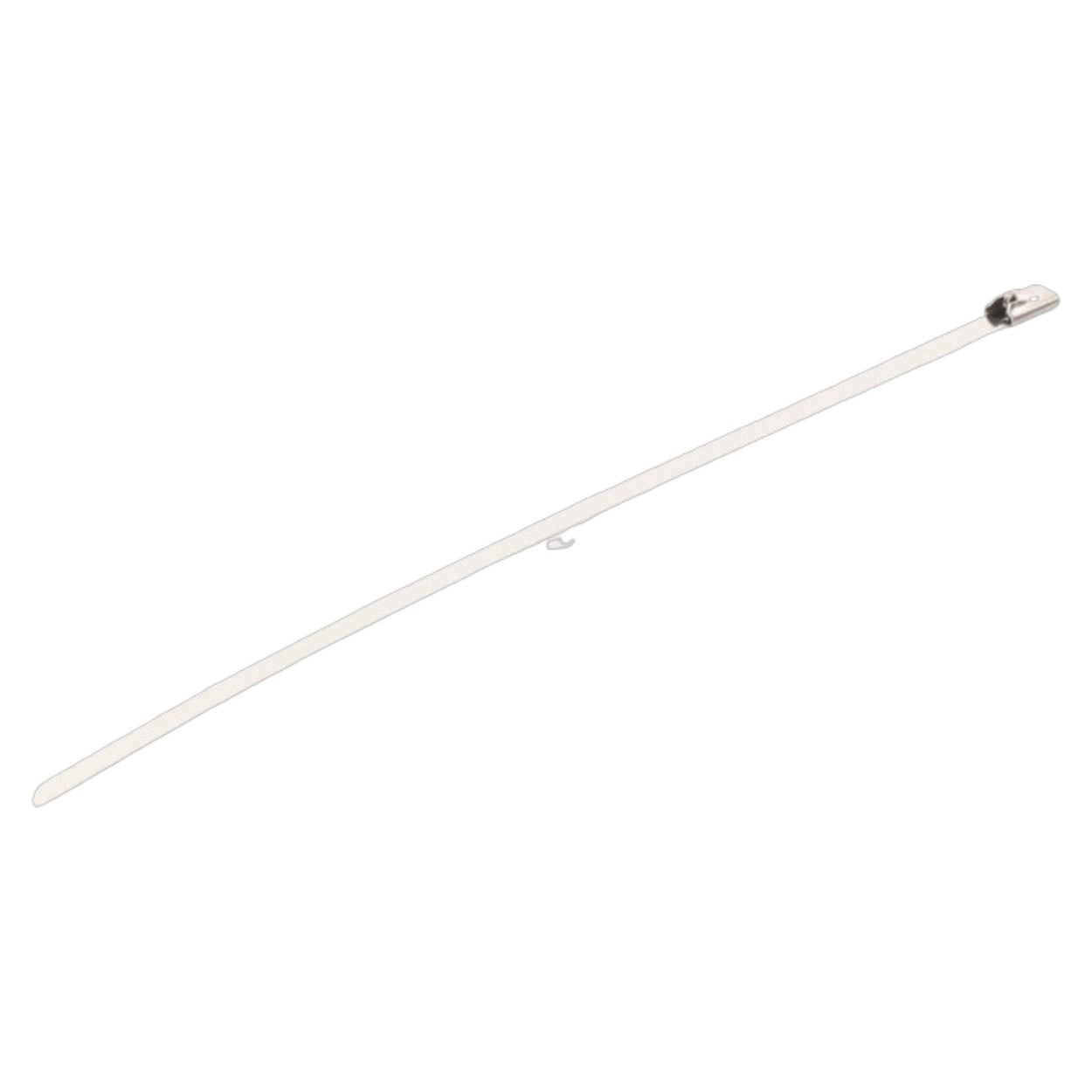 Cincho de acero inoxidable con durabilidad extrema para instalación en exterior de 4.6 x 0.25 x 201mm 100pzs TH-S-201 - SILYMX