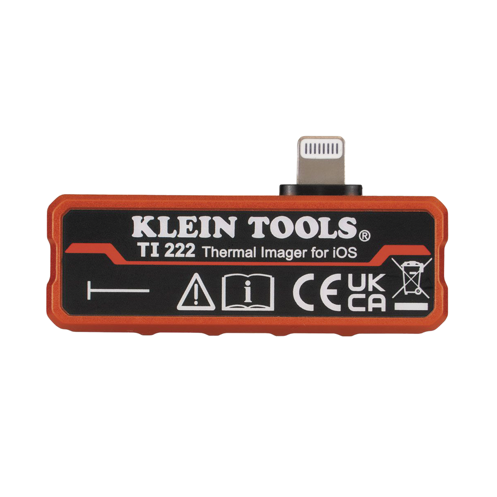 Mini Cámara Termográfica para Dispositivos iOS. Con Estuche Portátil y Mosquetón. Similar a series HMTP y HMTJ KLEIN TOOLS TI222 - SILYMX