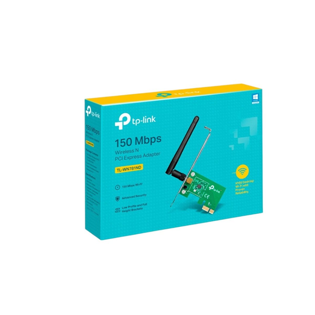Tarjeta De Red Pci Expres Inalambrico 150 Mbps Tp-link TL-WN781ND - SILYMX