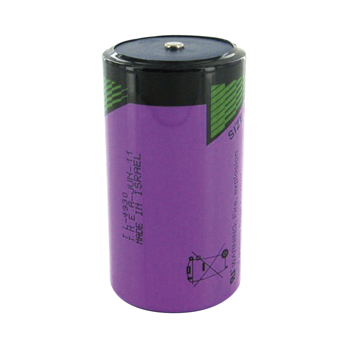 Batería de Litio No Recargable / 3.6 V / 19 Ah / -55°C a +85°C / 1.08 x 2.42 pulgadas