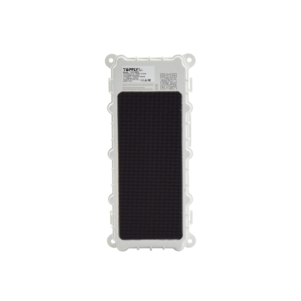 Rastreador satelital GPS 4G LTE para transporte y logística carga solar y alarma de sabotaje compatible con EpcomGPS Batería de 9600 mAh TLP2-SFB - SILYMX