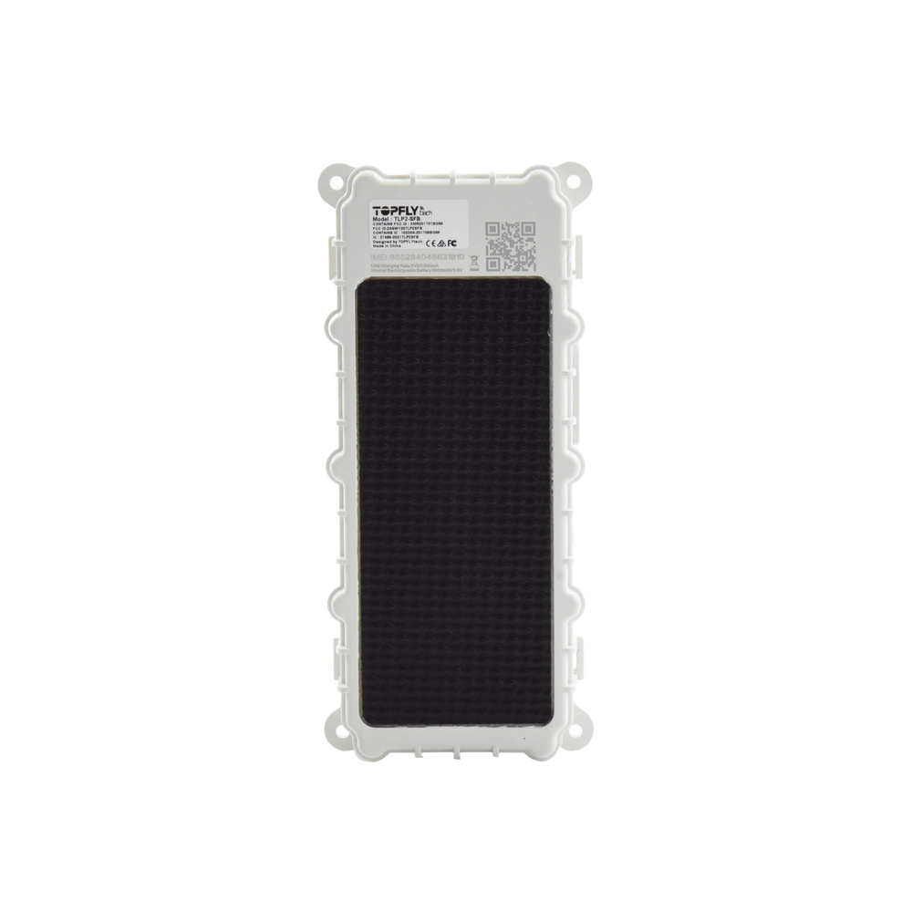 Rastreador satelital GPS 4G LTE para transporte y logística carga solar y alarma de sabotaje compatible con EpcomGPS Batería de 9600 mAh TLP2-SFB