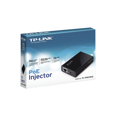 Inyector PoE Gigabit 802.3 af 1 puerto 10/100/1000 Mbps - SILYMX