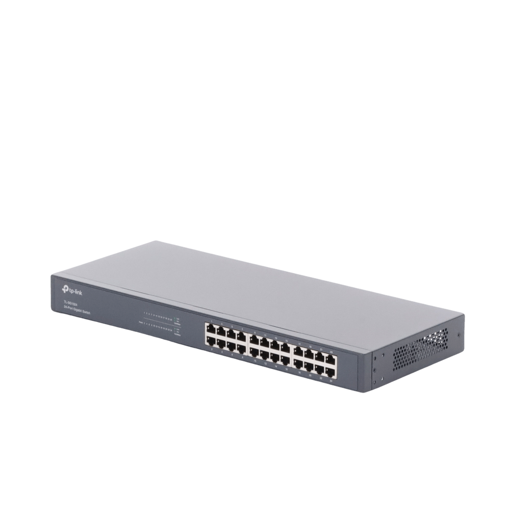 Switch TP-Link Gigabit no administrable de 24 puertos 10/100/1000 Mbps TL-SG1024 - SILYMX