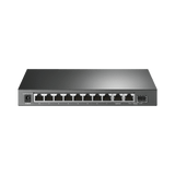 Switches PoETP - LINKTLSG1210MPSwitch No Administrable 10 Puertos Gigabit PoE+ 123W Extend 250m TP - LINK TL - SG1210MP - SILYMX