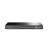 Switches PoETP - LINKTL-SG3428XFSwitch Fibra Optica L2+ Omada 24 Puertos SFP 1GE 4 SFP+ RJ45 Gigabit IPv6 TP - LINK TL - SG3428XF - SILYMX