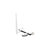 Adaptador Wi-Fi TPLink USB inalámbrico de alta ganancia N 150 Mbps 2.4 GHz con 1 antena desmontable de 4dBi TL-WN722N - SILYMX