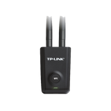 Adaptador de alta potencia USB inalámbrico N 300 Mbps 2.4 GHz con 2 antenas externas de 5 dBi - SILYMX