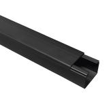 Canaleta TMK 1720 Color Negro con Cinta Adehsiva, 5 Ft. De Largo (1.5 m), Para uso en Exterior con Bajo Voltaje (5201-21362) - SILYMX