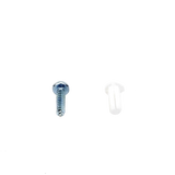 Paquete de 20 taquetes blancos 3/4" y 20 tornillos 8mm x 3/4" 1101-05002 TP-0-KIT - SILYMX