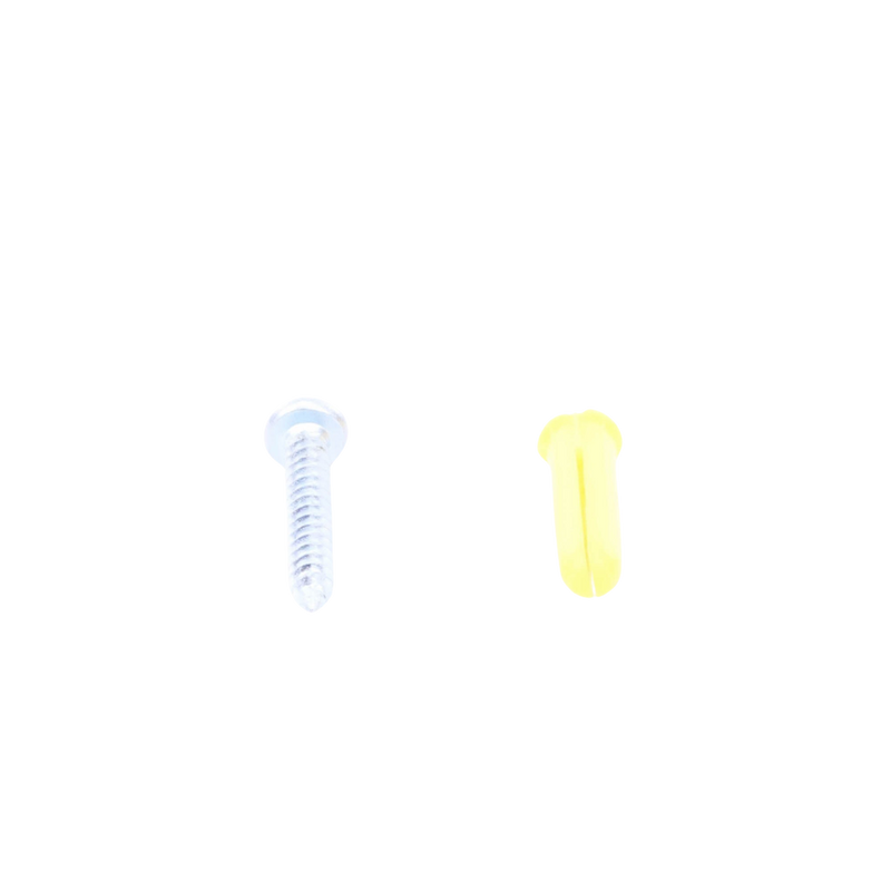 Paquete de 20 taquetes amarillo 1" y 20 tornillos 8mm x 1" TP-1X-KIT - SILYMX
